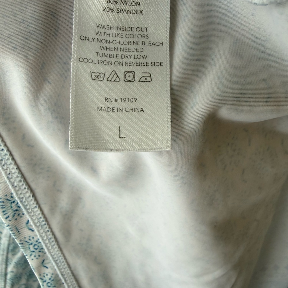 Aqua Et Sol Swim 3/4 Zip Long Sleeve Shirt - Picture 4 of 5